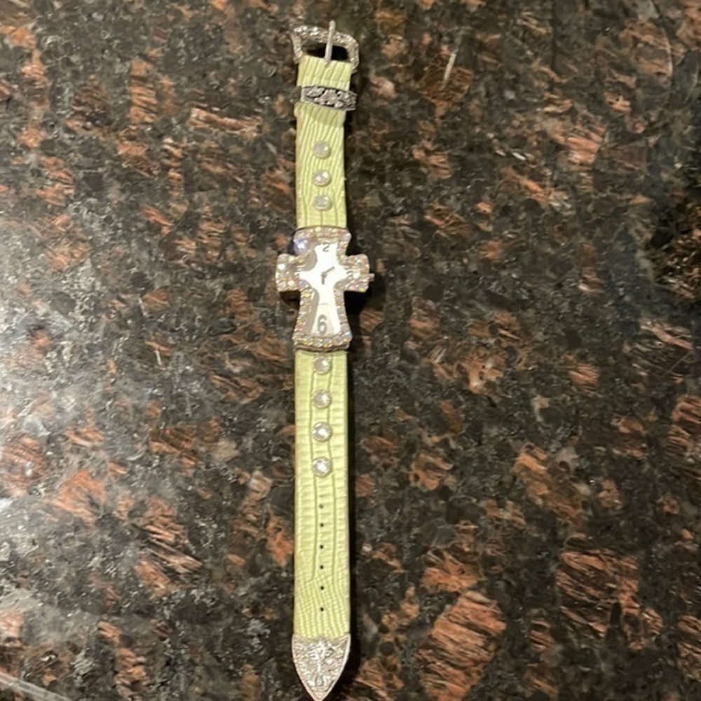 Geneva western rhinestone watch